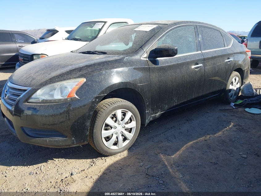 2015 Nissan Sentra S 3N1AB7APXFY305381 photo 1
