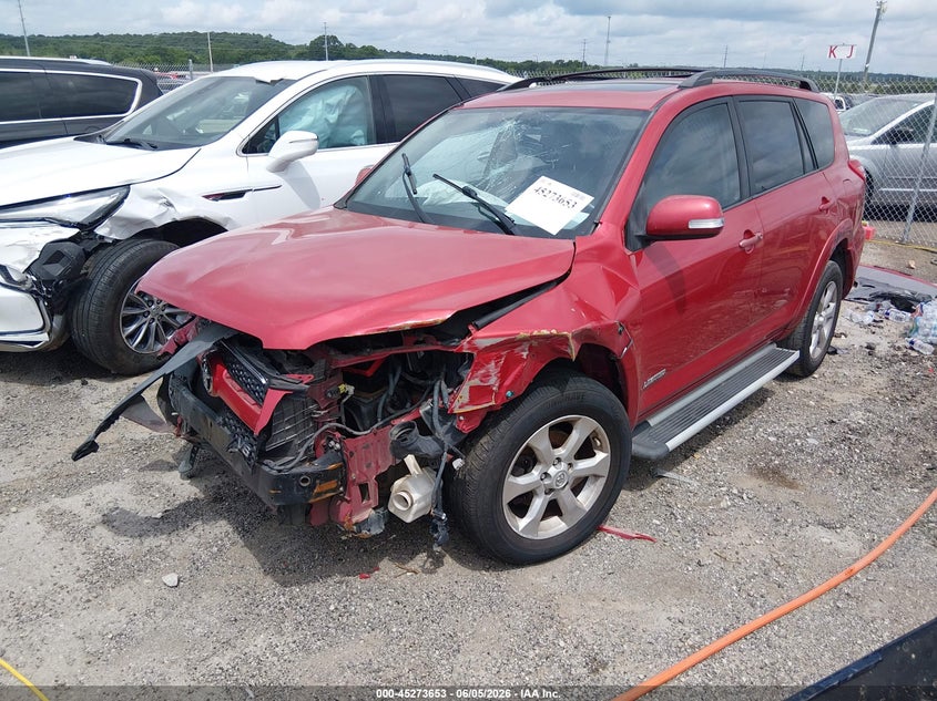 Vin: 2t3yk4dv7aw007373, lot: 45771477, toyota rav4 limited v6 20102
