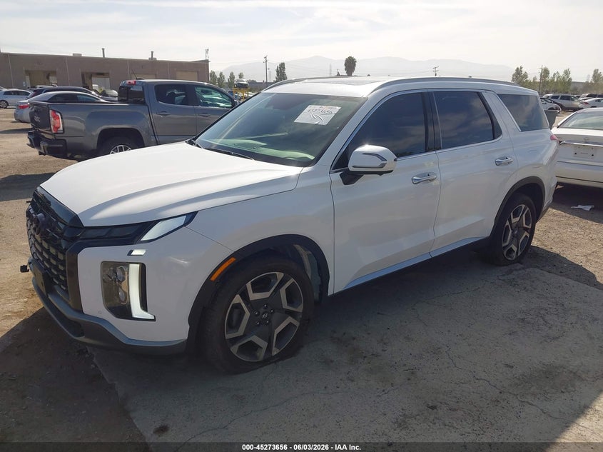 Vin: km8r44ge9su823330, lot: 45771479, hyundai palisade sel premium 20252