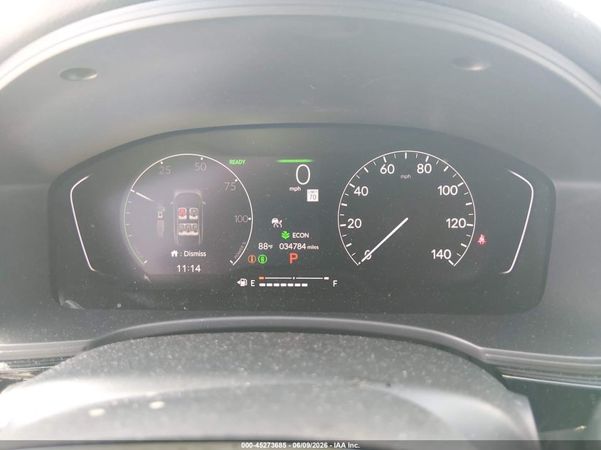 VIN 2HGFE4F84SH344401 2025 HONDA CIVIC HYBRID SPORT/SPORT TOURING