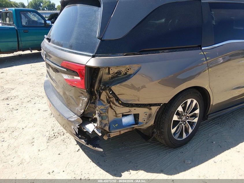 2021 Honda Odyssey Ex-L VIN: 5FNRL6H70MB042677 Lot: 45273752