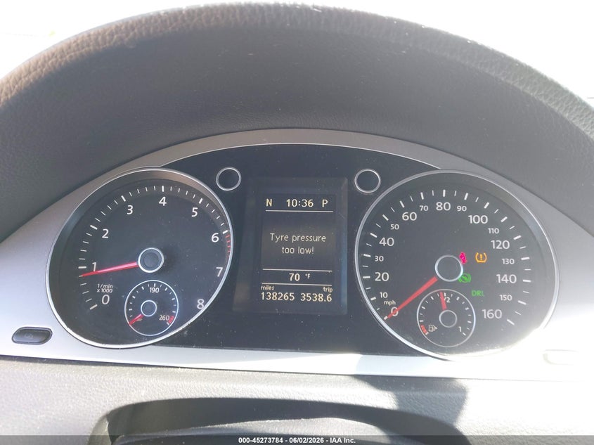 2010 Volkswagen Passat Komfort VIN: WVWXM7AN0AE077476 Lot: 45273784