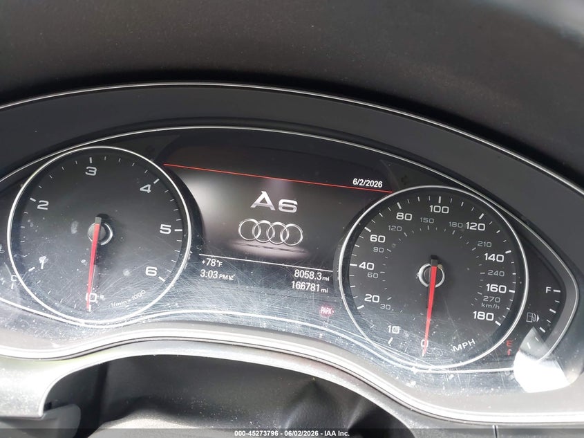 2014 Audi A6 3.0 Tdi Premium Plus VIN: WAUHMAFC5EN137229 Lot: 45273796