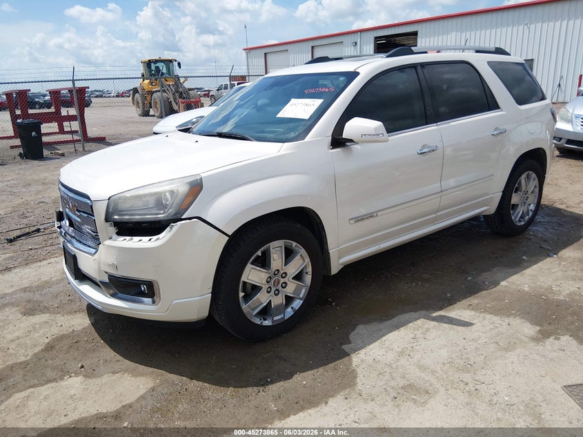 Vin: 1gkkvtkd8fj134807, lot: 45771689, gmc acadia denali 20152