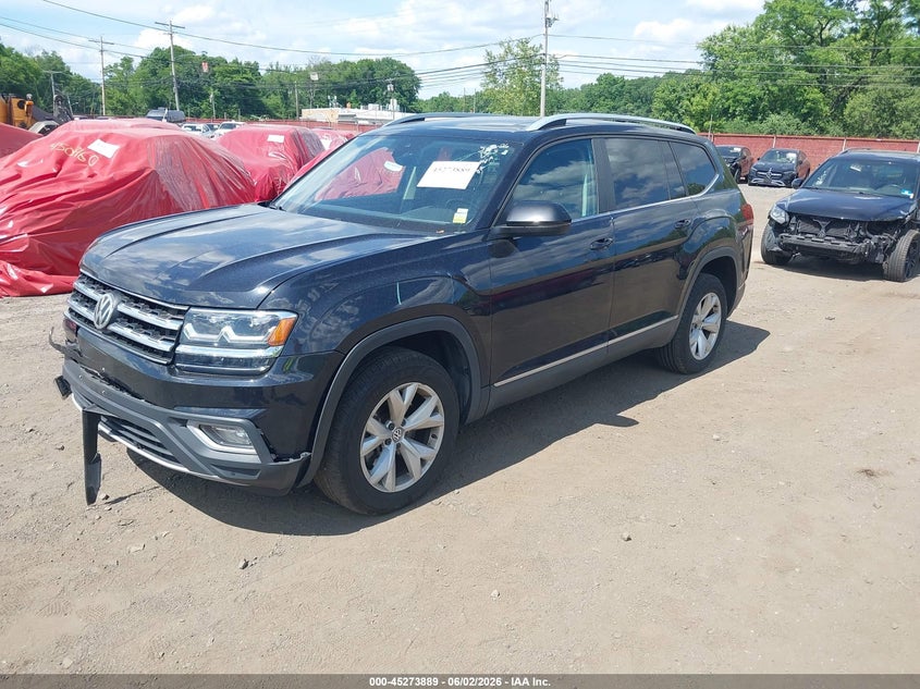 Vin: 1v2mr2ca3jc540903, lot: 45771713, volkswagen atlas 3.6l v6 sel 20182