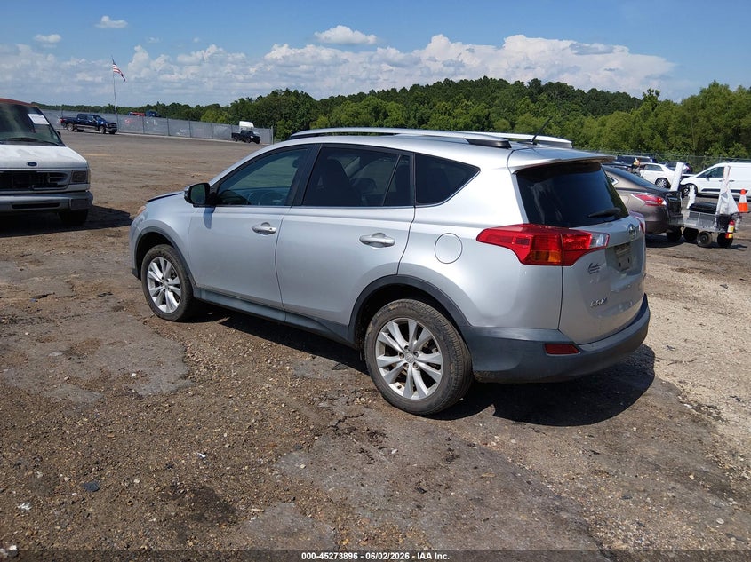Vin: 2t3yfrev3fw206539, lot: 45771720, toyota rav4 limited 20153