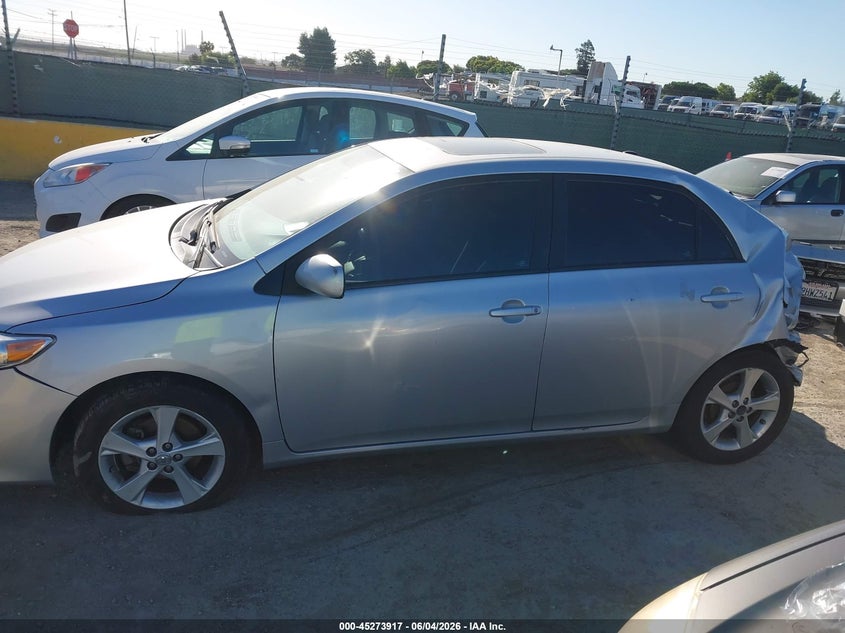 2012 Toyota Corolla 1.8 Le silver Lot 111045273917 Vin 5YFBU4EE1CP022544