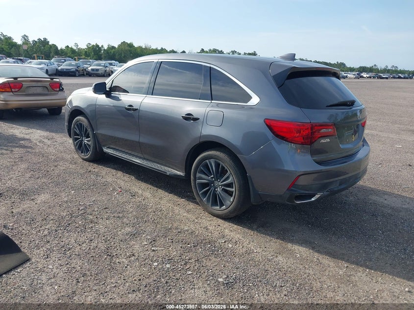 Vin: 5fryd3h51hb007415, lot: 45771781, acura mdx technology package 20173