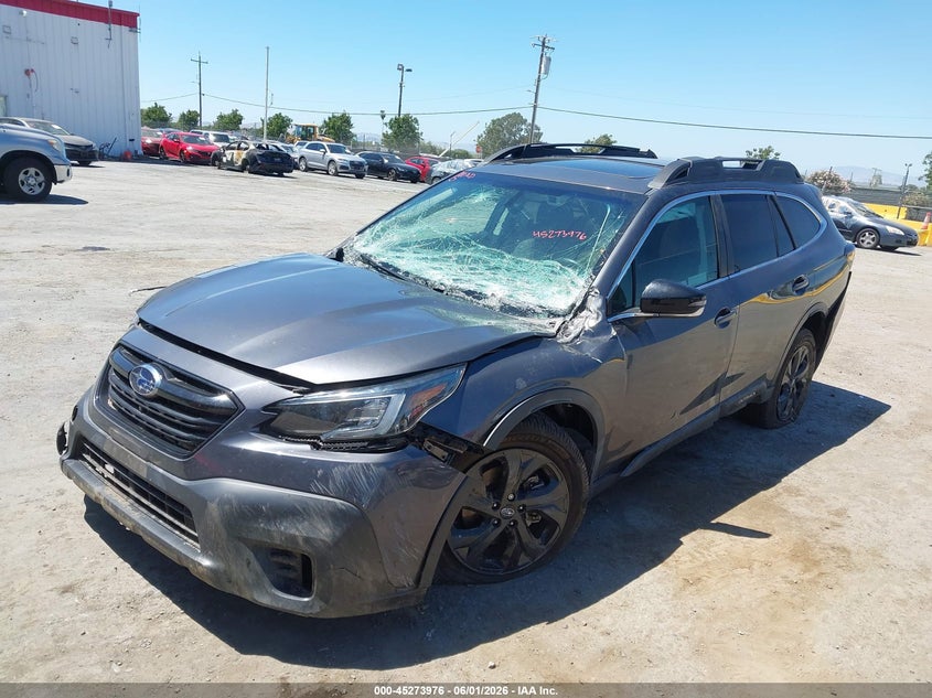 Vin: 4s4btgkd4l3196063, lot: 45771800, subaru outback onyx edition xt 20202