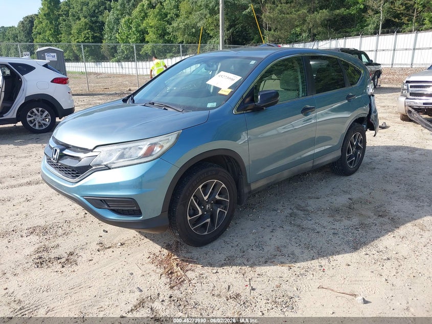Vin: 2hkrm3h44gh518873, lot: 45771813, honda cr-v se 20162