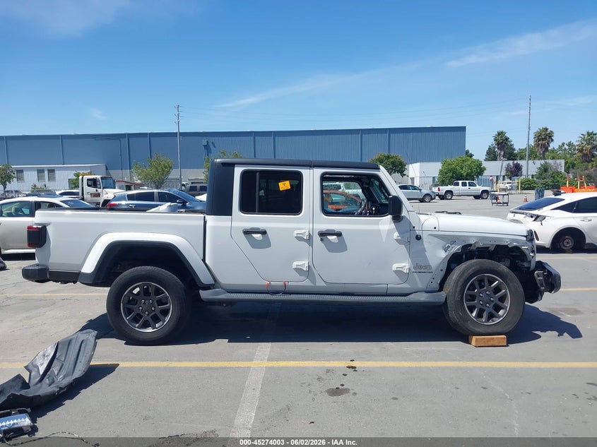 2020 Jeep Gladiator Overland 4X4 VIN: 1C6HJTFGXLL175226 Lot: 45274003