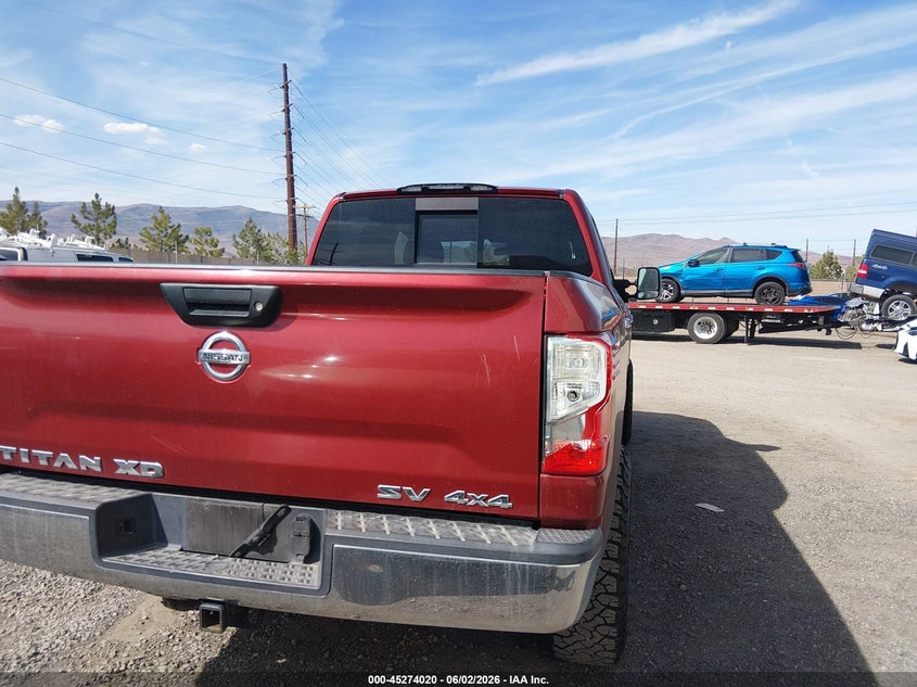 2017 Nissan Titan Xd Sv Diesel VIN: 1N6BA1F37HN522052 Lot: 45274020