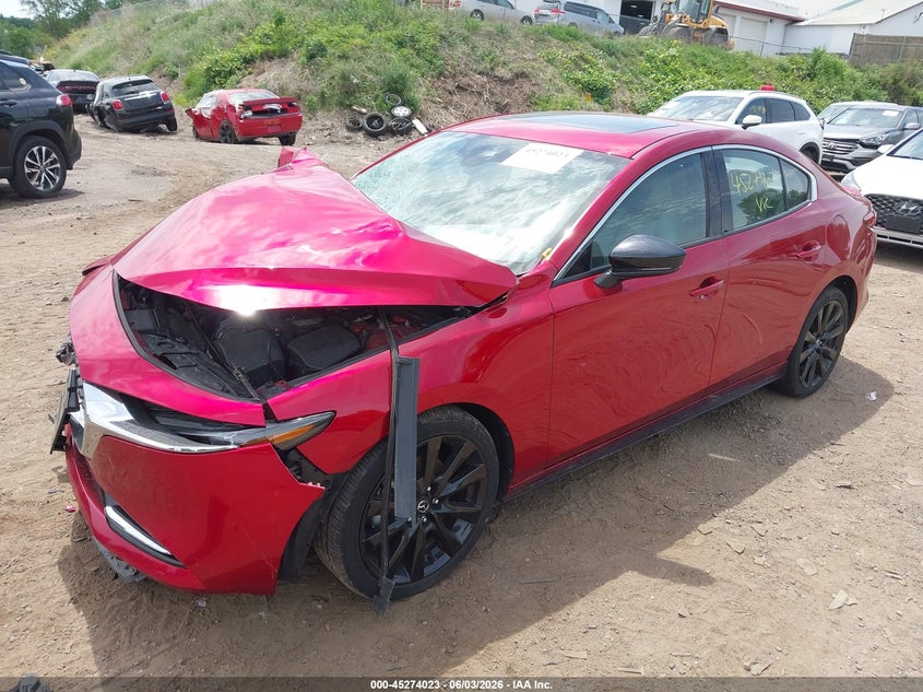 Vin: 3mzbpbay4nm319150, lot: 45771847, mazda mazda3 2.5 turbo 20222