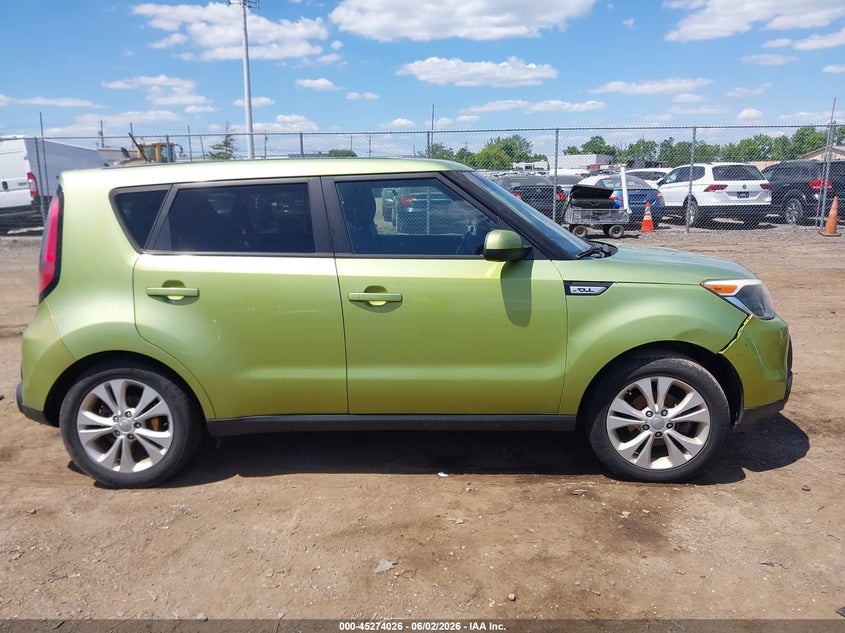 2015 Kia Soul + VIN: KNDJP3A54F7768690 Lot: 45274026