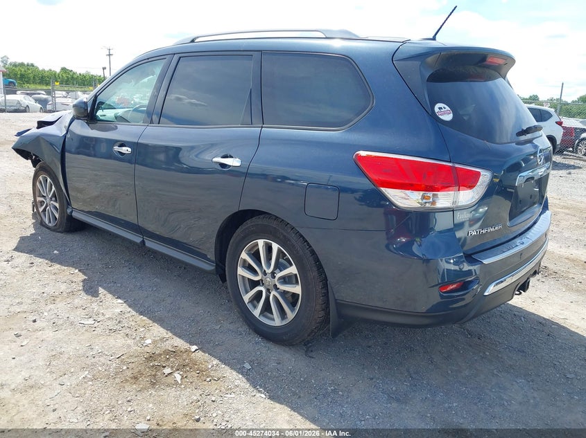 Vin: 5n1ar2mm5fc611311, lot: 45771858, nissan pathfinder sv 20153