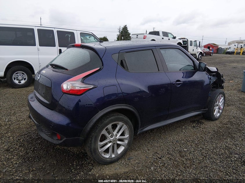 Vin: jn8af5mr5ft502684, lot: 45771875, nissan juke s 20154