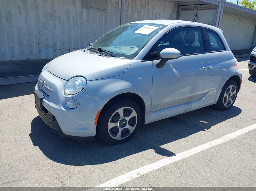 Vin: 3c3cffge8ht621067, lot: 45771897, fiat 500e battery electric 20172