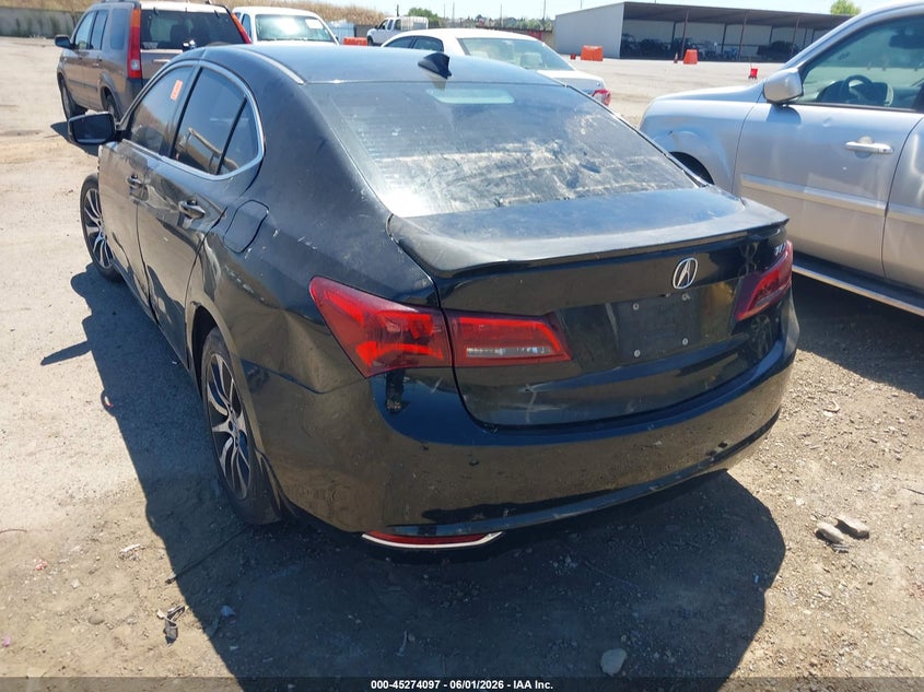 Vin: 19uub1f59fa006842, lot: 45771921, acura tlx tech 20153