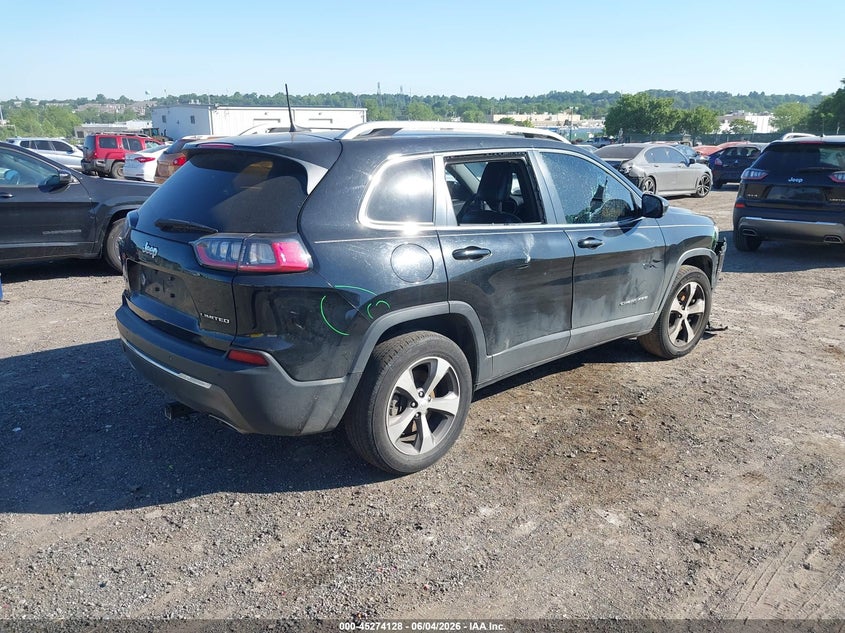 Vin: 1c4pjmdn7ld506673, lot: 45771952, jeep cherokee limited 4x4 20204