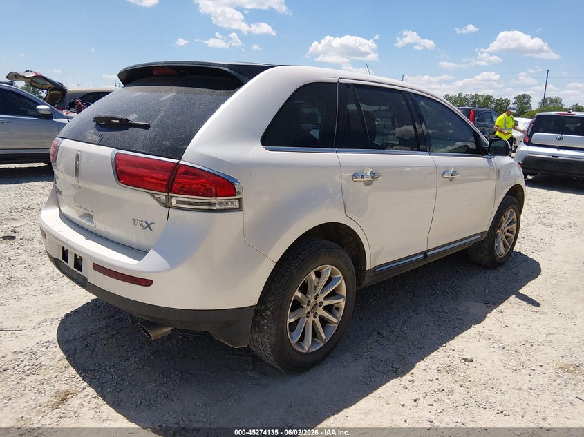 Vin: 2lmdj6jk6fbl27432, lot: 45771960, lincoln mkx 20154