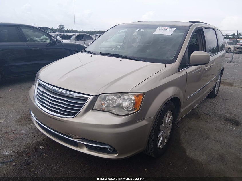 Vin: 2c4rc1bg7gr267702, lot: 45771965, chrysler town & country touring 20162