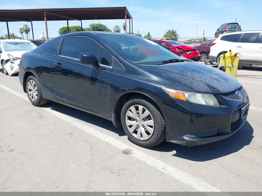 2HGFG3B59CH561735 2012 Honda Civic 1.8 Lx Black