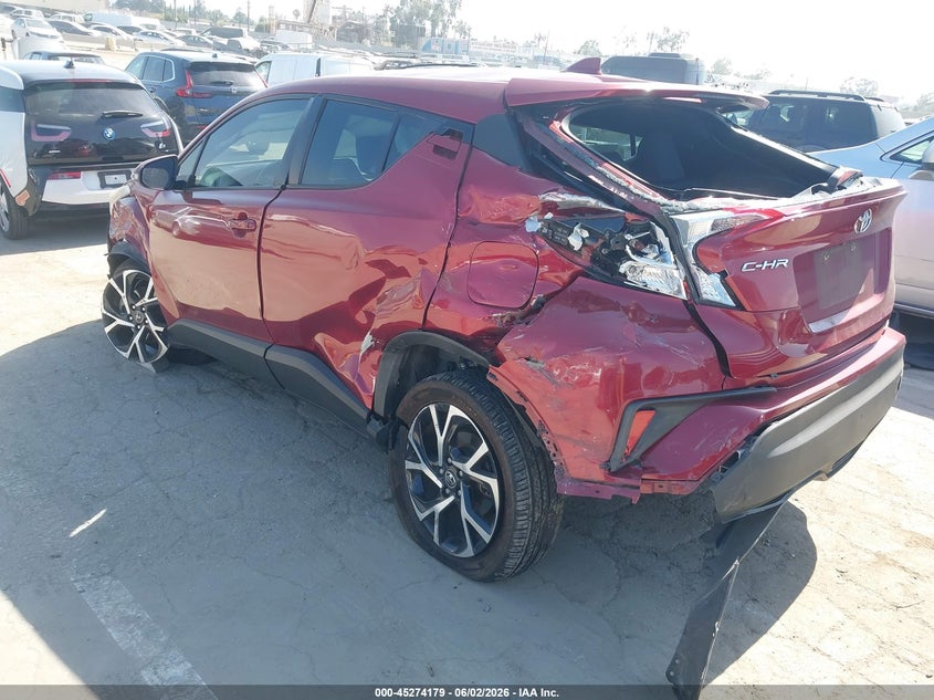 Vin: nmtkhmbx6jr034170, lot: 45772003, toyota c-hr xle 20183
