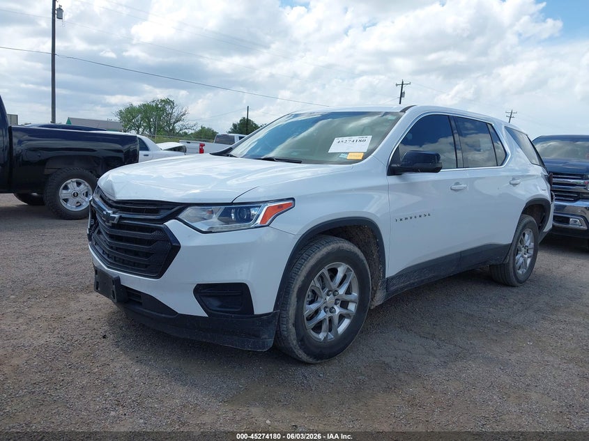 Vin: 1gnerfkw4mj201326, lot: 45772004, chevrolet traverse fwd ls 20212