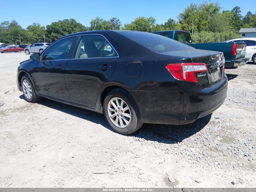 2012 TOYOTA CAMRY SEDAN 2.5L I-4 DOHC, VVT, 178HP