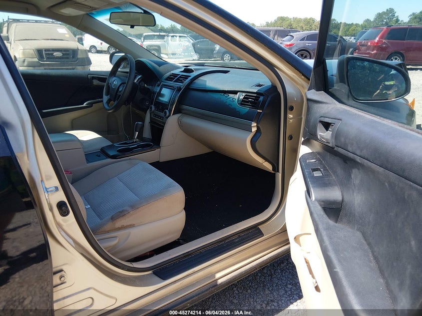 2012 TOYOTA CAMRY SEDAN 2.5L I-4 DOHC, VVT, 178HP