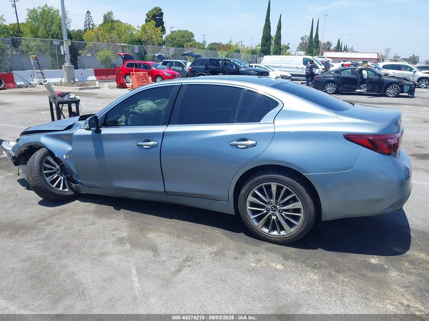 2018 Infiniti Q50 3.0T Luxe VIN: JN1EV7APXJM366556 Lot: 45274218