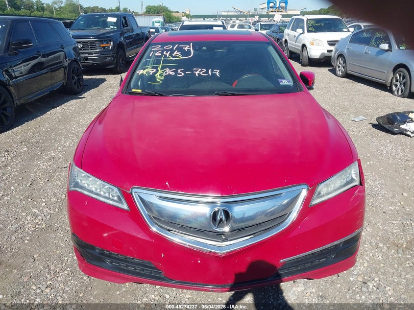 2017 ACURA TLX SEDAN 3.5L V-6 DI, VVT, 290HP