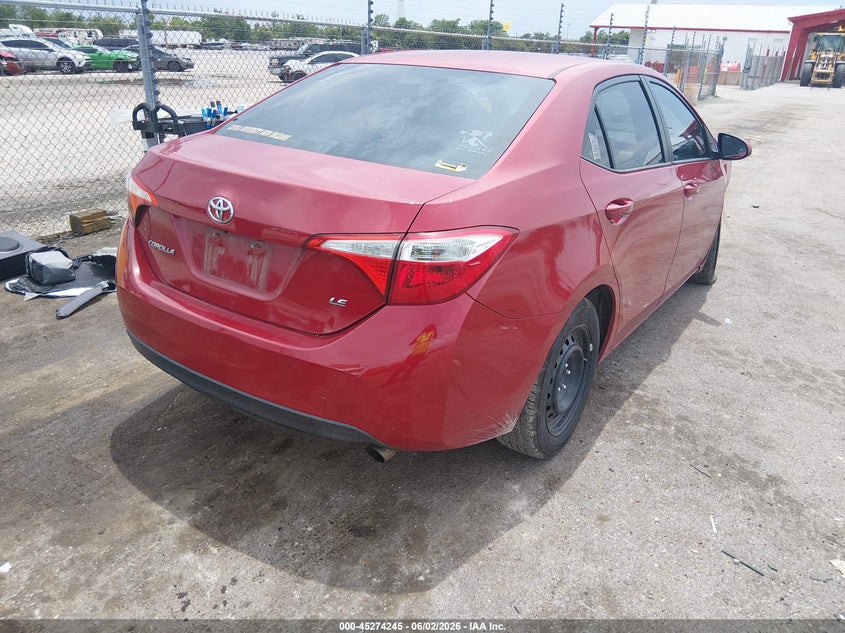 2016 TOYOTA COROLLA auction photo 4