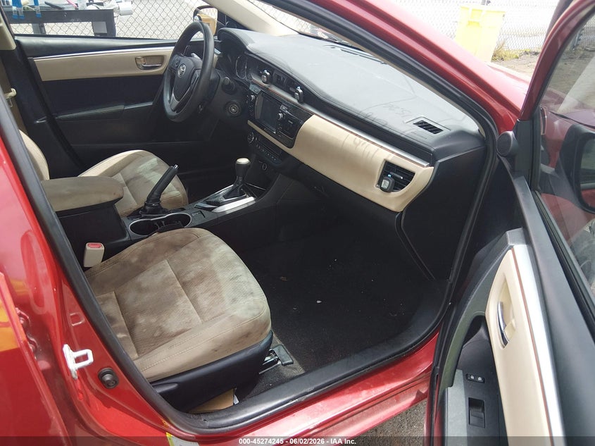 2016 TOYOTA COROLLA auction photo 5