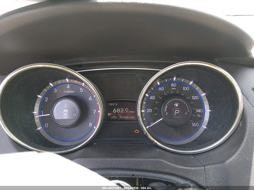 2013 Hyundai Sonata Gls VIN: 5NPEB4AC0DH681026 Lot: 45274287