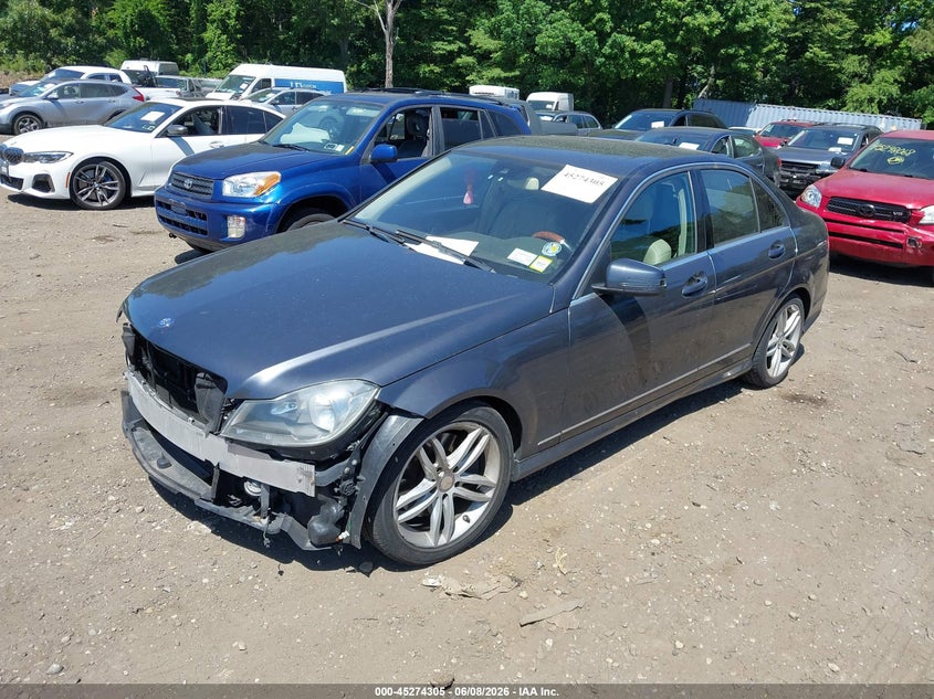 Vin: wddgf8ab2dr287893, lot: 45772129, mercedes-benz c 300 sport 4matic 20132