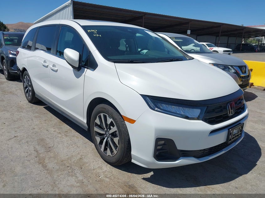 Vin: 5fnrl6h6xsb089669, lot: 45772132, honda odyssey ex-l 2025 img_1