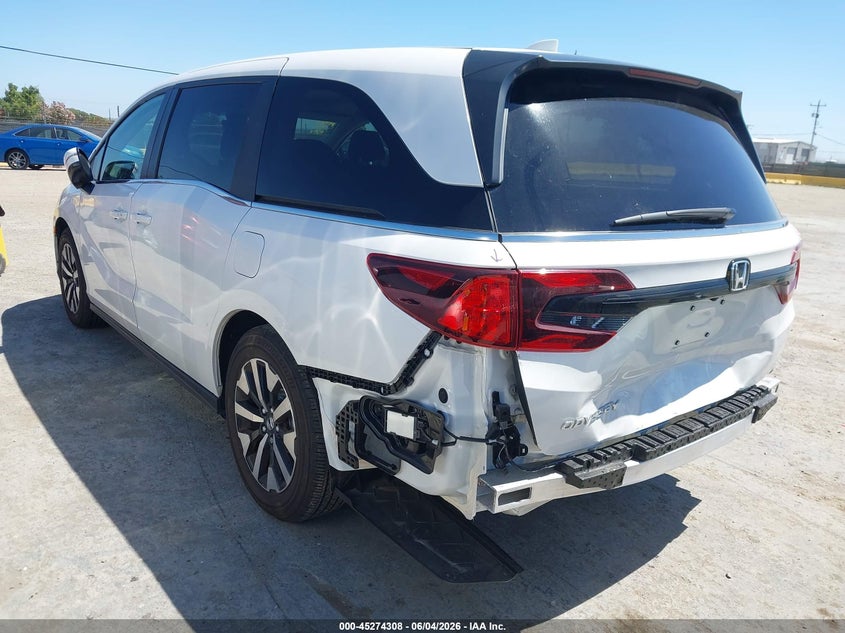 Vin: 5fnrl6h6xsb089669, lot: 45772132, honda odyssey ex-l 20253