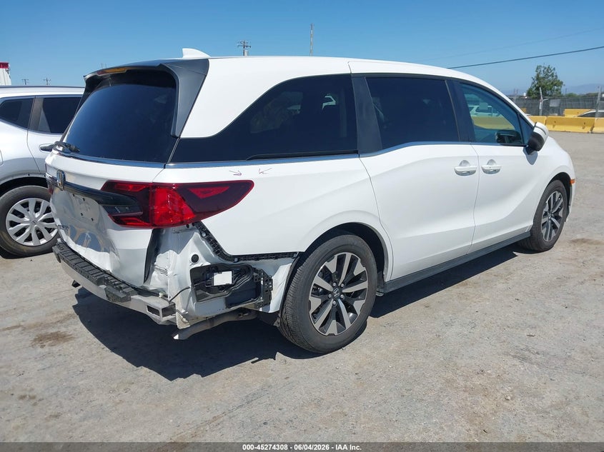 Vin: 5fnrl6h6xsb089669, lot: 45772132, honda odyssey ex-l 20254