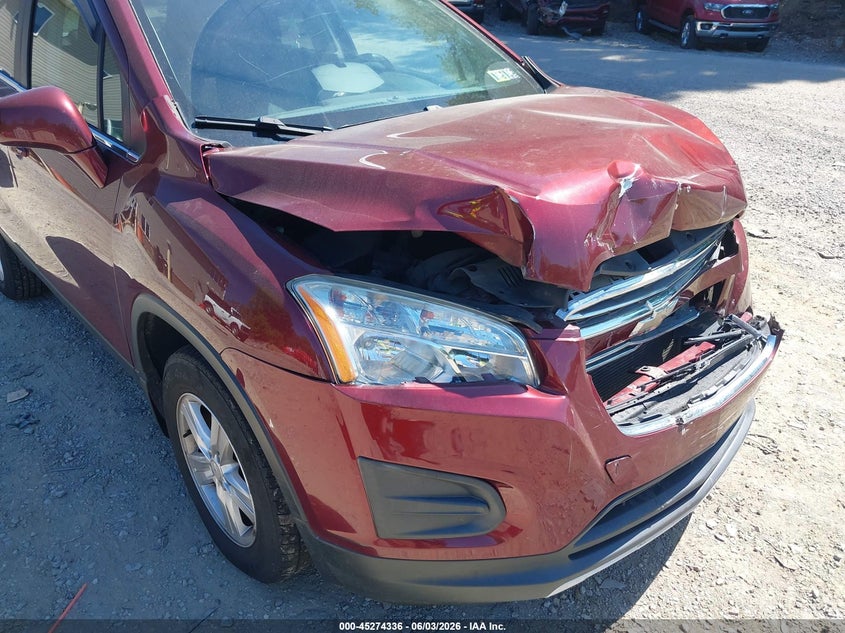 2016 Chevrolet Trax Lt VIN: 3GNCJPSB7GL262507 Lot: 45274336