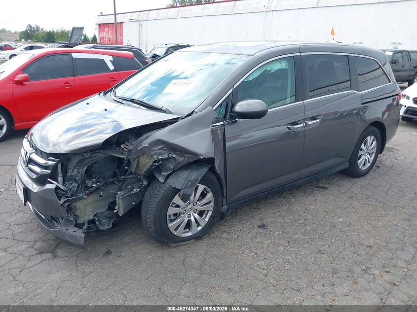 Vin: 5fnrl5h63fb115366, lot: 45772170, honda odyssey ex-l 20152