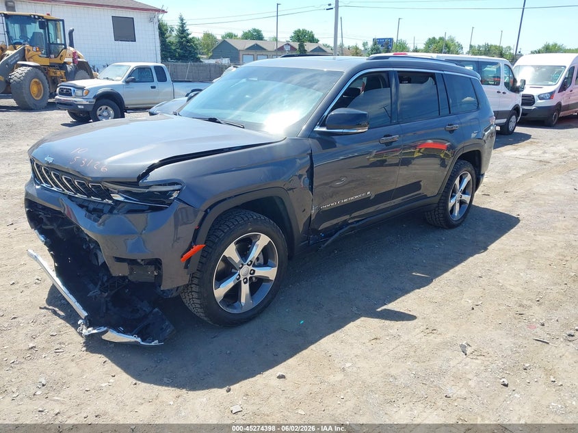 Vin: 1c4rjkbg4n8544021, lot: 45772222, jeep grand cherokee l limited 4x4 20222