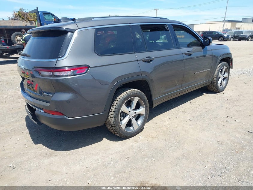 Vin: 1c4rjkbg4n8544021, lot: 45772222, jeep grand cherokee l limited 4x4 20224