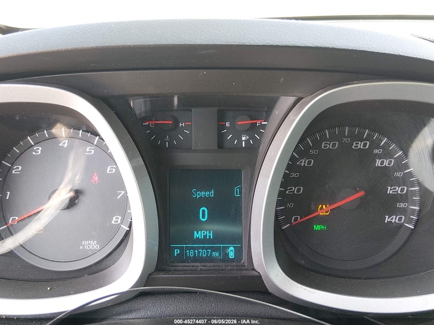 2012 Chevrolet Equinox 2.4 1Lt black Lot 111045274407 Vin 2GNFLEEK4C6307361