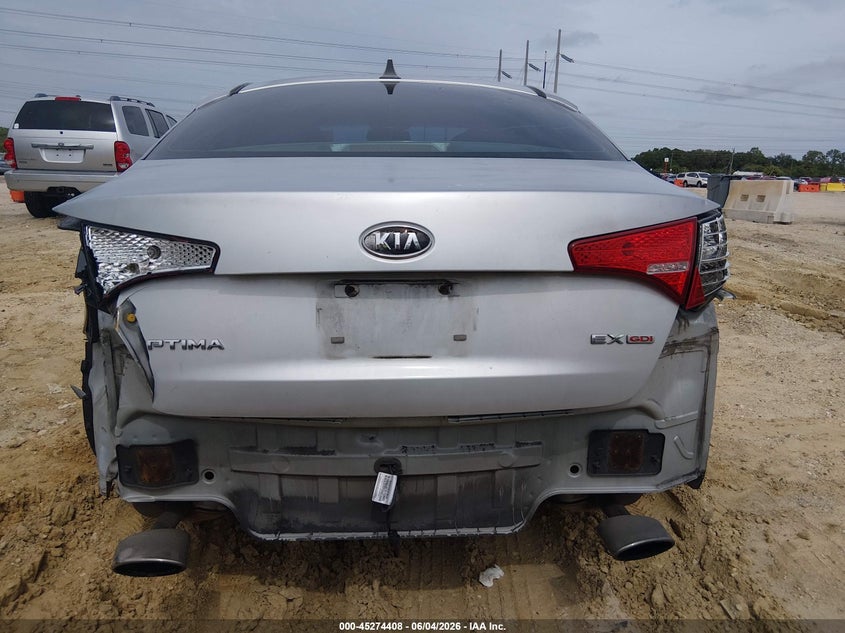 2012 Kia Optima 2.4 Ex silver Lot 111045274408 Vin 5XXGN4A70CG088571