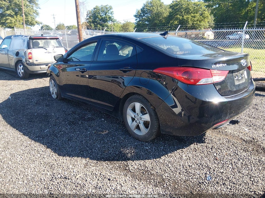 Vin: kmhdh4ae2du571365, lot: 45772243, hyundai elantra gls 20133