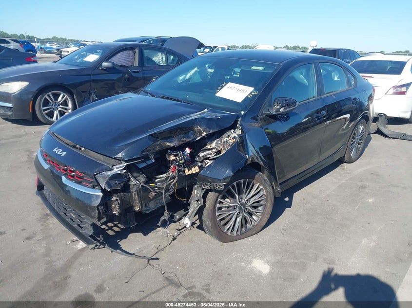 Vin: 3kpf54ad2pe578428, lot: 45772277, kia forte gt-line 20232
