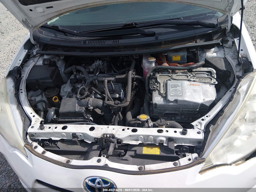 2013 Toyota Prius C Two VIN: JTDKDTB30D1035465 Lot: 45274476
