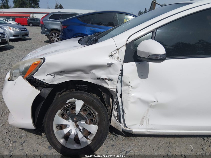 2013 Toyota Prius C Two VIN: JTDKDTB30D1035465 Lot: 45274476