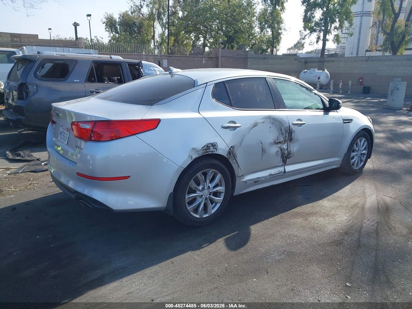 Vin: 5xxgn4a74fg434545, lot: 45772309, kia optima ex 20154